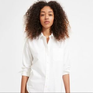 Everlane white button down Oxford shirt